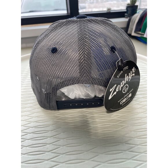 Zephyr Michigan Wolverines Baseball Cap Mens OS Mesh Snapback Blue College NEW - Picture 4 of 7